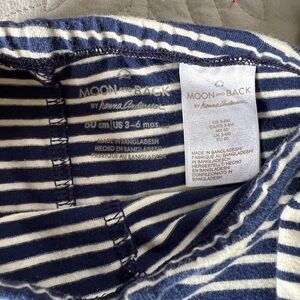 2 stripped baby leggings